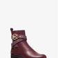 Rory Faux Leather and Logo Ankle Boot