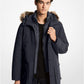 Benson Faux Fur Trim Woven Parka