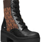Brea Womens Leather Lace-Up Booties