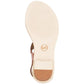 Women's MK Plate Flat Thong Sandals