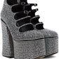 Black 'The Rhinestone Kiki' Heels