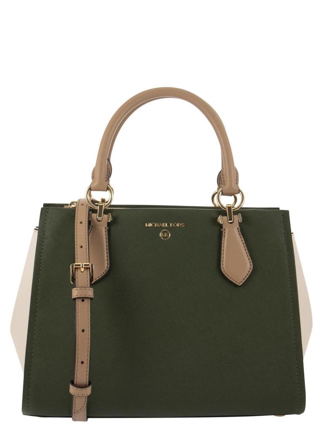 Michael Michael Kors Marilyn Logo Plaque Medium Tote Bag