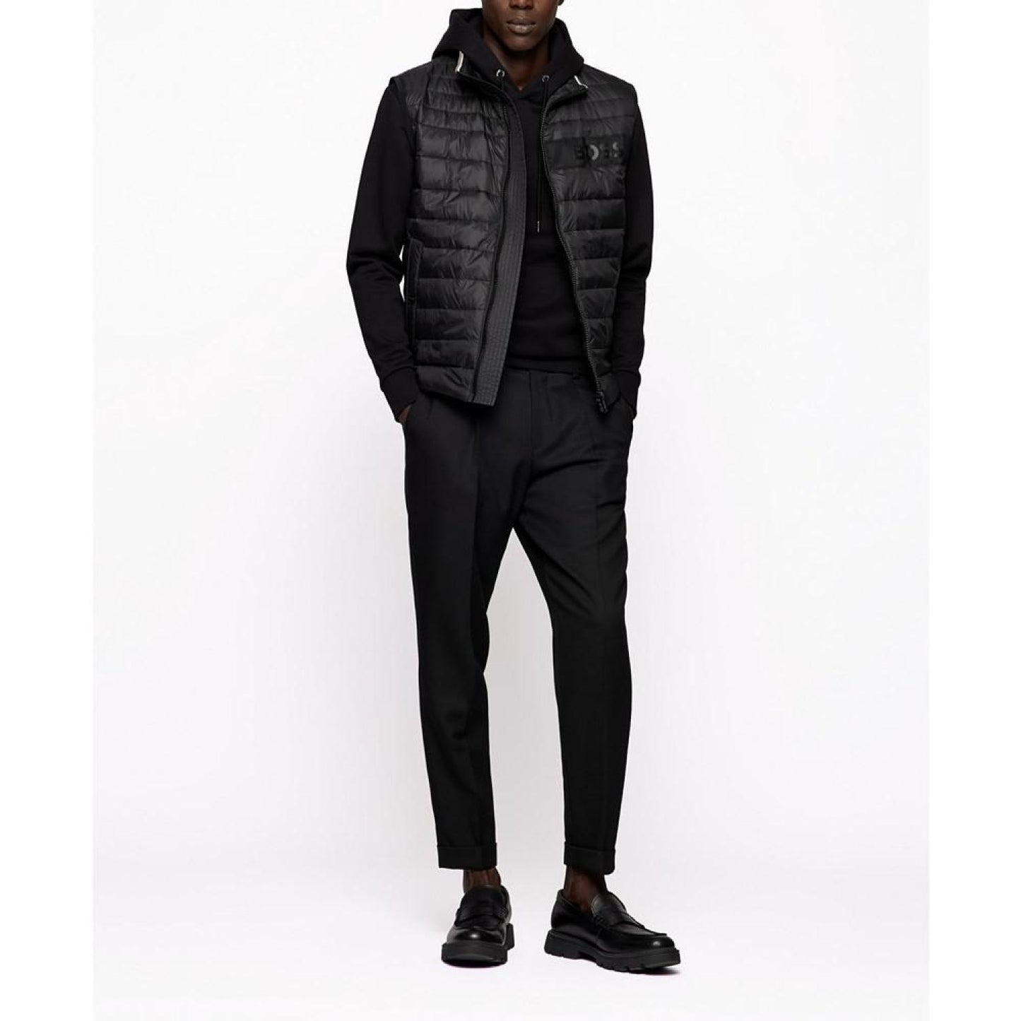 BOSS Men's Water-Repellent Padded Gilet