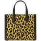 Manhattan Modern Leopard Chenille Small Tote