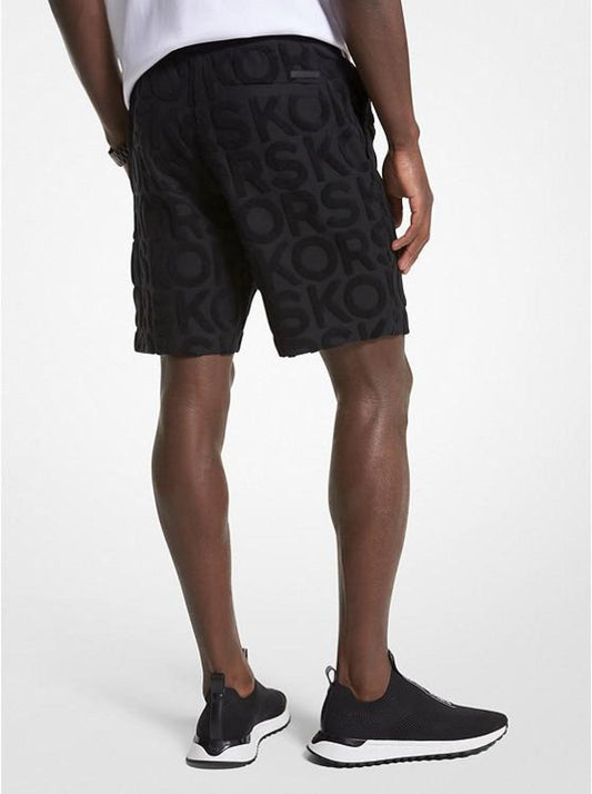 Logo Terry Cotton Blend Shorts
