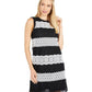 Floral Dot Lace Shift Dress