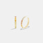Coach Outlet Signature Enamel Large Hoop Earrings