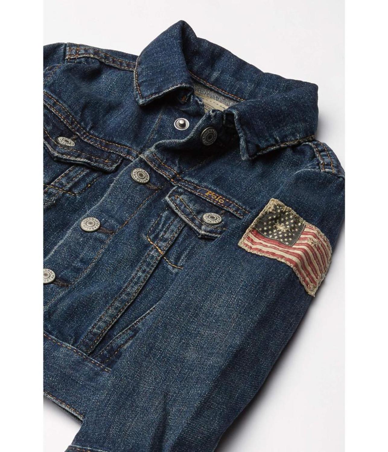 Cotton Denim Trucker Jacket (Toddler)