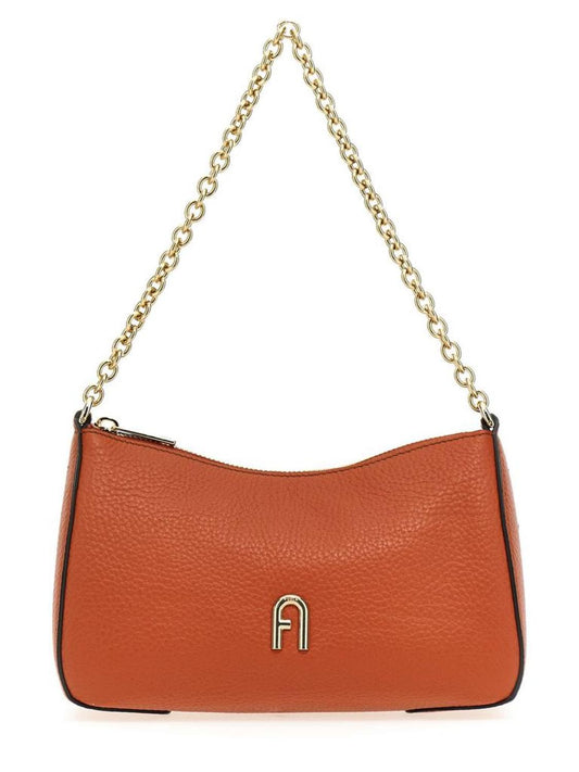 Furla Logo Plaque Zipped Tote Bag