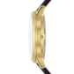 Women's Metro Quartz Three Hand Black Leather Watch 34mm