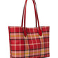 Bleecker Museum Plaid Printed PVC Large Tote