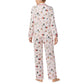 Cozy Brushed Jersey Notch Collar PJ Set