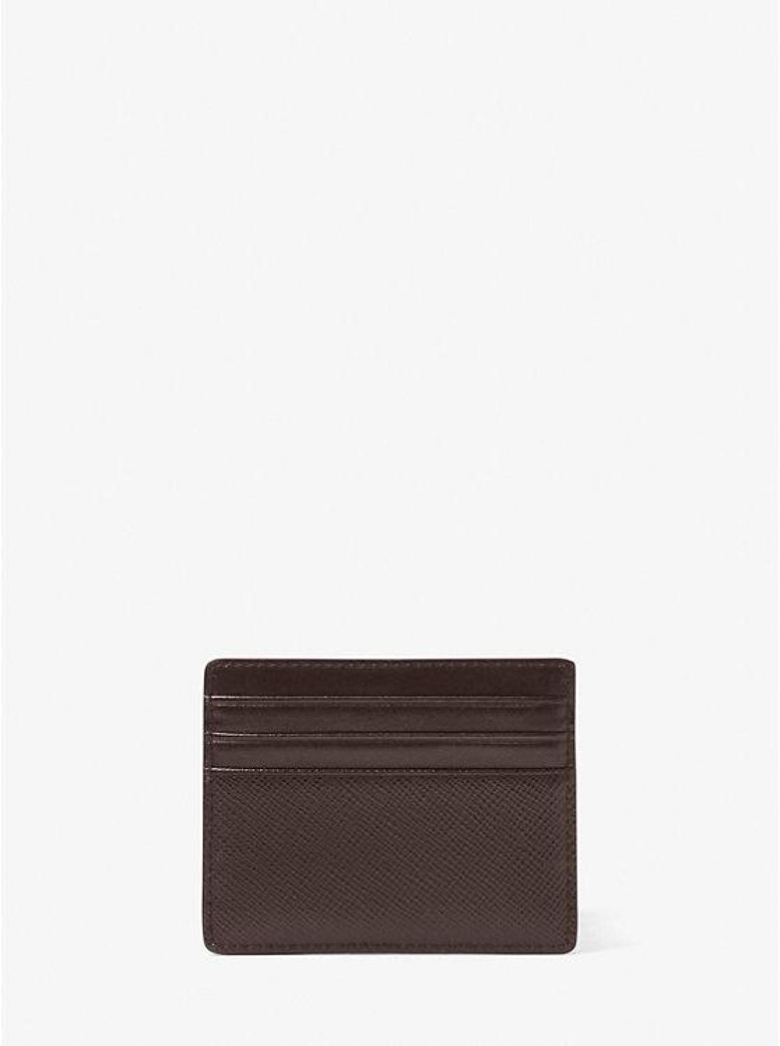 Harrison Crossgrain Leather Tall Card Case