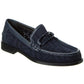 FENDI O'Lock Leather-Trim Loafer