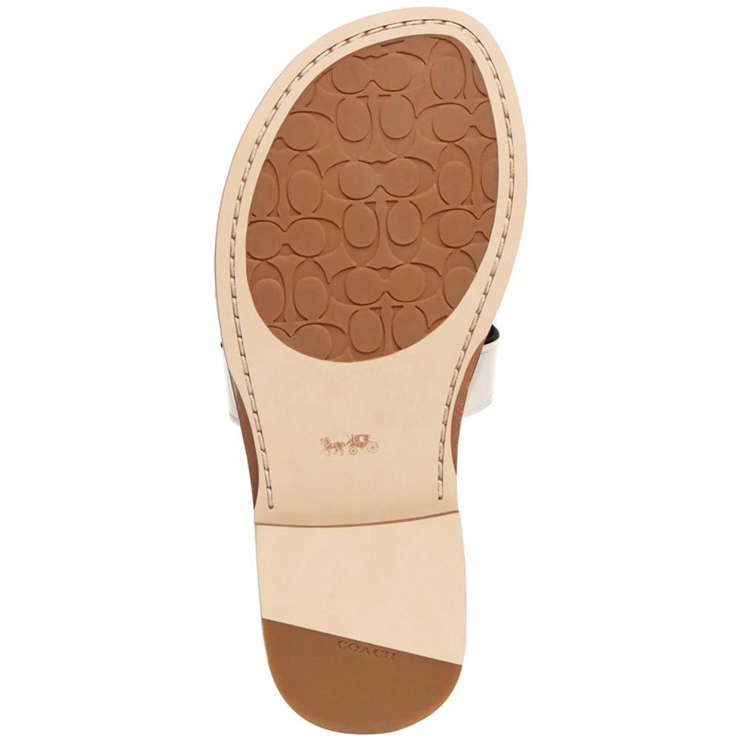 Issa "C" Emblem Slide Sandals