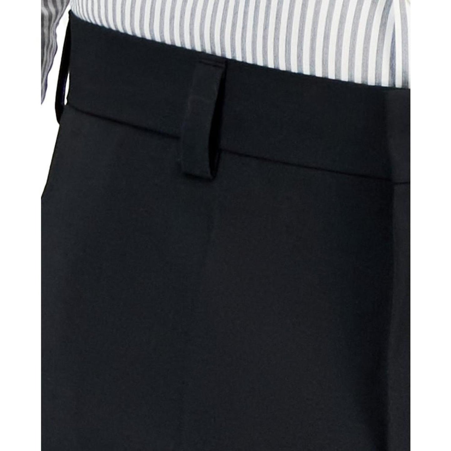 Men's Modern-Fit Solid Wool Blend Suit Trousers