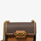 Heather Large Logo Shoulder Bag