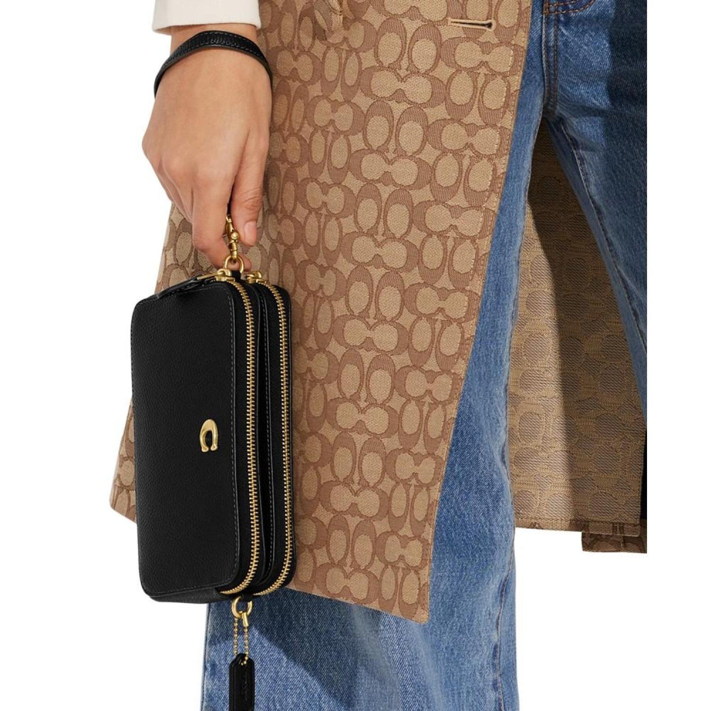 Kira Polished Pebble Leather Small Crossbody