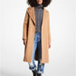Wool Blend Wrap Coat