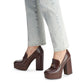 Women's Ilyse Tailored Platform High Heel Loafer Pumps