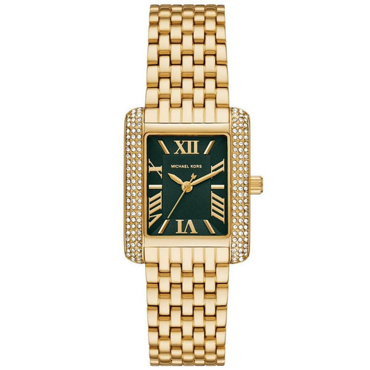 Women's Emery Three-Hand Gold-Tone Stainless Steel Watch 33 x 27mm