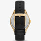 Harlowe Pavé Gold-Tone and Lizard Embossed Leather Strap