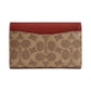 Essential Medium Flap Signature Canvas Wallet