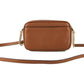 Michael Kors Signature Logo Jet Set Chain Pocket Crossody Bag