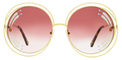 Chloe Women's Halo Sunglasses CE114SRI 835 Gold/Havana 62mm