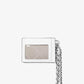 Small Pebbled Leather Chain Card Case