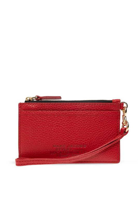 Marc Jacobs Logo Embossed Zipped Wallet