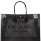Saint Laurent Rive Gauche Mesh & Leather Tote