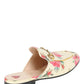 Gucci Princetown Floral Leather Slippers