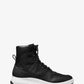 Asher Logo Jacquard and Leather Boot