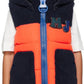 Kids Navy & Orange Padded Vest