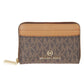 Michael Michael Kors Logo Plaque Zipped Wallet
