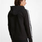 Logo Tape Cotton Blend Hoodie