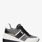 Mabel Glitter Chain Mesh Trainer
