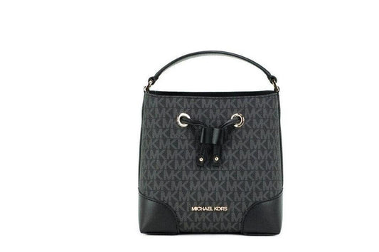 Michael Kors Mercer Small  Signature Leather Bucket Crossbody Handbag Women's Purse