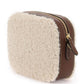 Stella mccartney shearling camera bag