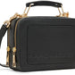 Black Mini 'The Textured Box' Bag