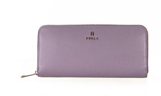 Furla Logo Plaque Zipped Continental Wallet