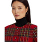 Plaid Mohair Cropped Jacket