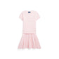 Big Girls Mini-Cable Cotton Sweater and Skirt Set