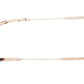 Rose Gold Aviator Sunglasses