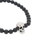 Alexander mcqueen skull bracelet with pearls