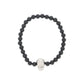 Alexander mcqueen skull bracelet with pearls