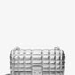 Tribeca Large Metallic Quilted Leather Shoulder Bag