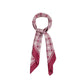 Women's Tea Rose Print Silk Square Scarf