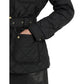 Diamond-Quilted Down Coat